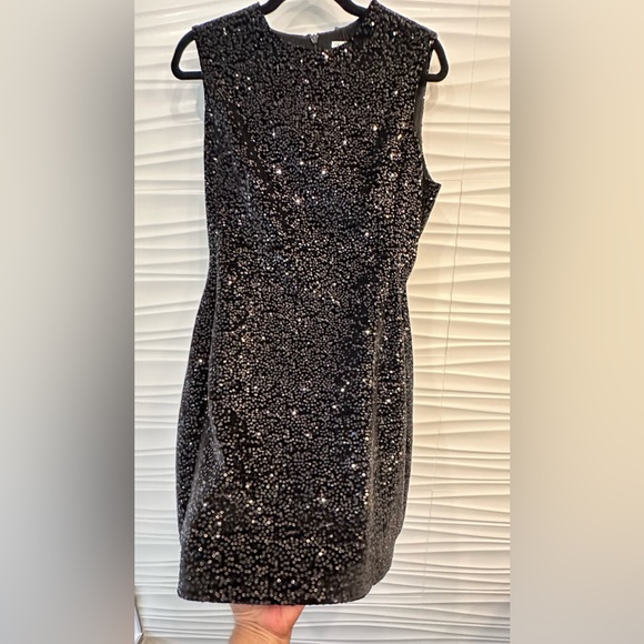 NWT Zara luxury holiday Sequin Little Black Cocktail Party Dress - Picture 15 of 15
